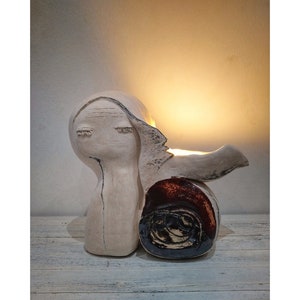 Celestial Figure – Babba Collection, Sculptural Ceramic Table Lamp | Collector’s Design Piece