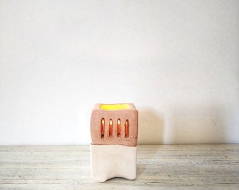 Ceramic candle holder