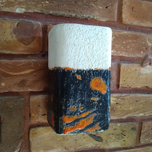 Handmade Ceramic Wall Light with Volcanic Glaze Texture –  Lyo Sconce 004