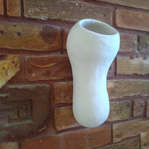 Minimalist Wabi-Sabi Ceramic Wall Lamp – Handmade Organic Lighting