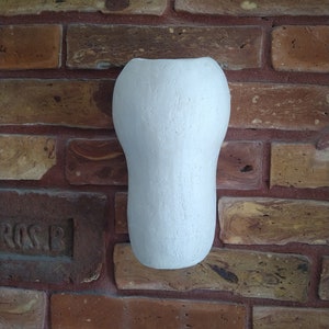 Handmade Ceramic Wall Lamp – Minimalist Wabi-Sabi Lighting – Organic Sculptural Design