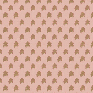 Digital Rare Antique Vintage Pink Hand Painted Abstract Design Seamless Pattern Pink Gold Shapes Art Nouveau Printable Paper, JPG, PNG, TIF