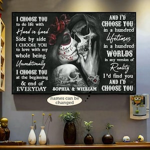 Personalisiertes Paar Poster, Familie A Little Bit of Crazy A Little Bit of Loud & A Whole Lot of Love Zeichen, Familien Paar Poster