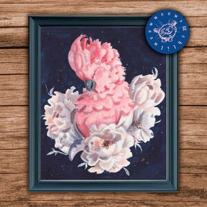 Cockatoo Cross Stitch Pattern PDF, PDF File, Bird Cross Stitch, Flowers Cross Stitch Pattern, Cute Cross Stitch, Animal Embroidery