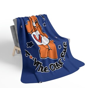 Naranja Hoozy Swear Bear - Manta polar Sherpa imagen 5