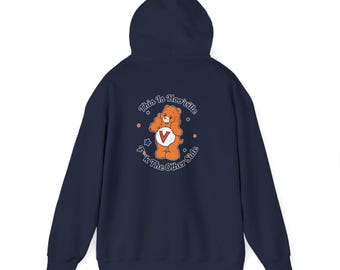 Orange Hoozy Swear Bear - Unisex Heavy Blend™ Hooded Sweatshirt