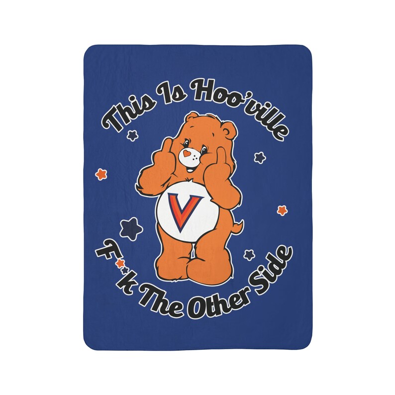 Naranja Hoozy Swear Bear - Manta polar Sherpa imagen 2