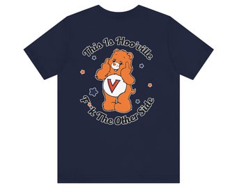 Naranja U. Va Swear Bear - Camiseta de manga corta unisex Jersey