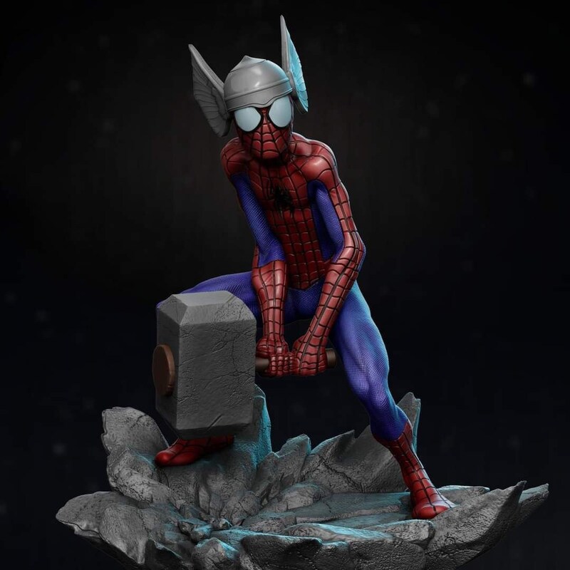 3d Print File Spiderman - Etsy