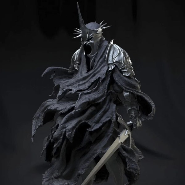 Witch King of Angmar High quality STL File, 3D Digital Printing STL File for 3D Printers, Movie Characters, Games, Figures, Diorama 3D