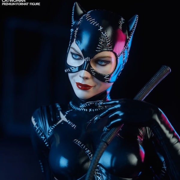 Catwoman Hochwertige STL Datei, 3D Digitaldruck STL Datei für 3D Drucker, Film Charaktere, Spiele, Figuren, Diorama 3D