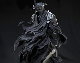 Witch King of Angmar High quality STL File, 3D Digital Printing STL File for 3D Printers, Movie Characters, Games, Figures, Diorama 3D