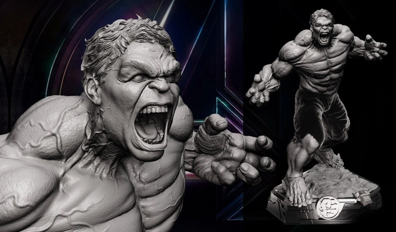 HULK FROM THOR RAGNAROK INSPIRITED MODEL 3D model 3D printable