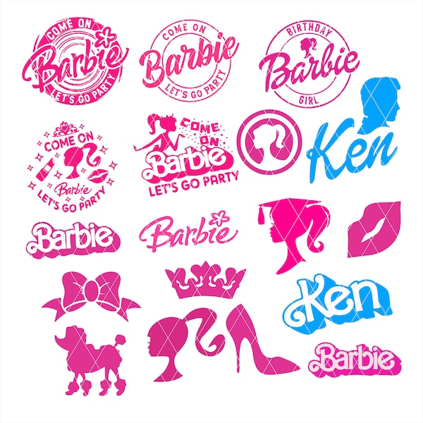 Barbie Font - Etsy