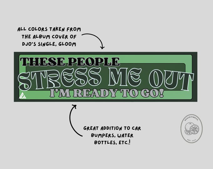 Gloom Bumper Sticker