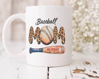 Baseball Mom UVDTF, Cup Wrap for 16 oz Libbey Glass Cans, Baseball, Ready to Apply, No Heat Needed, Ready to Ship