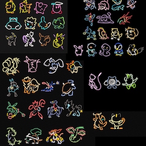 60 Cartoon Stickmaschine, Cartoon Stickmuster, Pes,Dst, Tiere Stickset