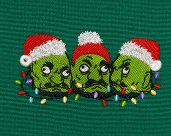 Christmas Spirited Away Embroidery Machine, Xmas Ghibli Embroidery Design