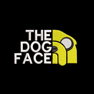 The Dog Face Embroidery Machine ,King Worm Embroidery Design