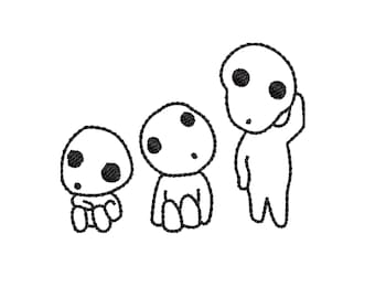 Kodama Embroidery Machine,Magical Anime Inspired