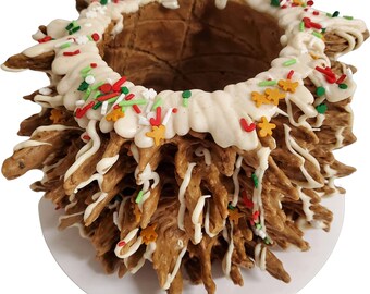 Gluten Free Holiday Spice Birthday and Wedding Tree Cake ( Sakotis ) ( Raguolis ) 4 inch