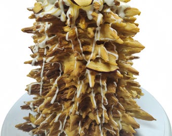 Apple Caramel Birthday and Wedding Tree Cake ( Sakotis ) ( Raguolis )  8 inch