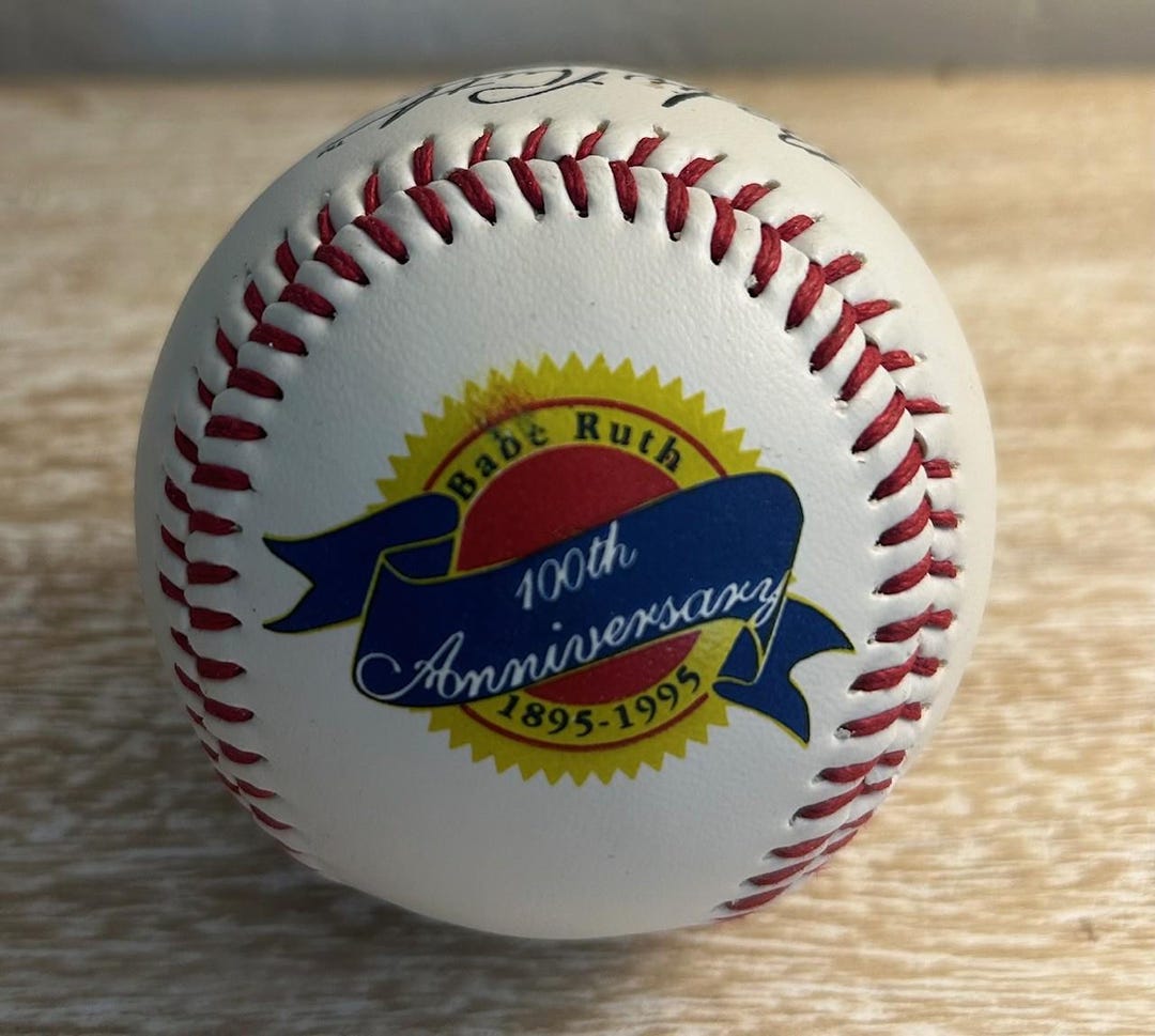 MLB babe Ruthベーブルース  セピアBOX BABE RUTH 100TH Anniversary Commemorative SIGNATURE BASEBALL