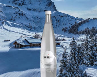 La Sasse French Alps Still Mineral Water – 740 ml Glass Bottle x 6