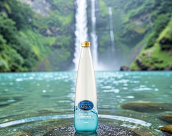 Still Mineral Water Golden Bar Aqua Glass Bottle 750 ml x 6 | Natural Gold & Silver Spring Water