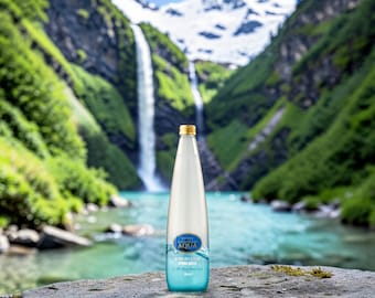 Golden Bar Aqua Alkaline Mineral Water | Natural Gold & Silver Spring Water (350ml x 12)