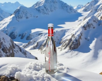Swiss Sparkling Water 375 ml x 18 Luxury Glass Bottles from Switzerland by Sembrancher