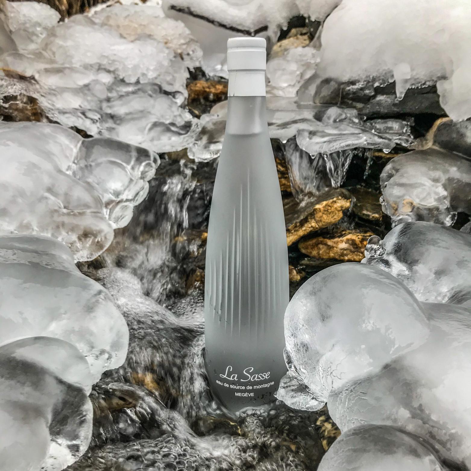 La Sasse Mountain Spring Water 740 Ml Glass Bottle - MEGÈVE