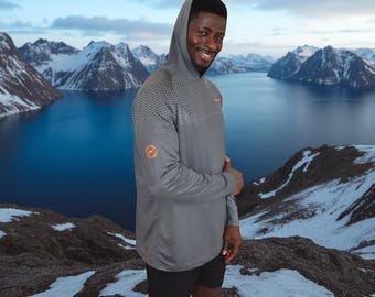 Sport Hoodie Leichter Feuchtigkeitsableitender Gym Hoodie, Laufen, Training & Outdoor Activewear für Herren