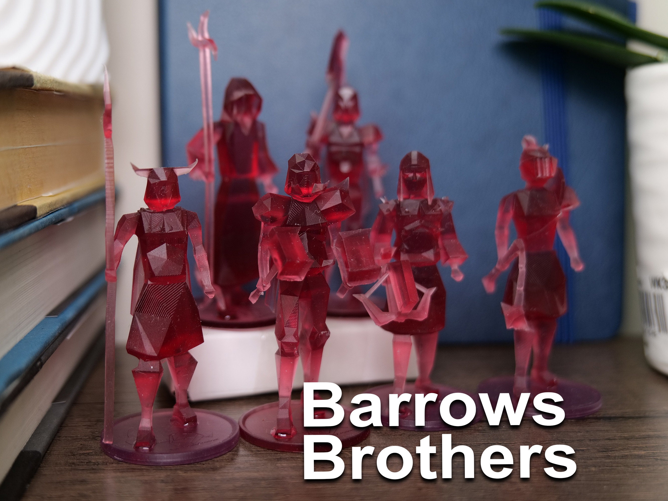 RuneScape Gift OSRS Barrows Brothers OSRS Gift Old School RuneScape Decoration OldSchool Rune Scape Decoration Boyfriend Gift Husband Gift
