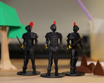 OSRS Black Knight Geschenk Old School RuneScape Freund Geschenk Mann Old School Rs Geschenk für Freund RuneScape Geschenk für Mann Black Knight