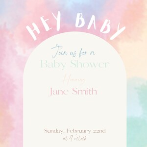 Rainbow Baby Shower