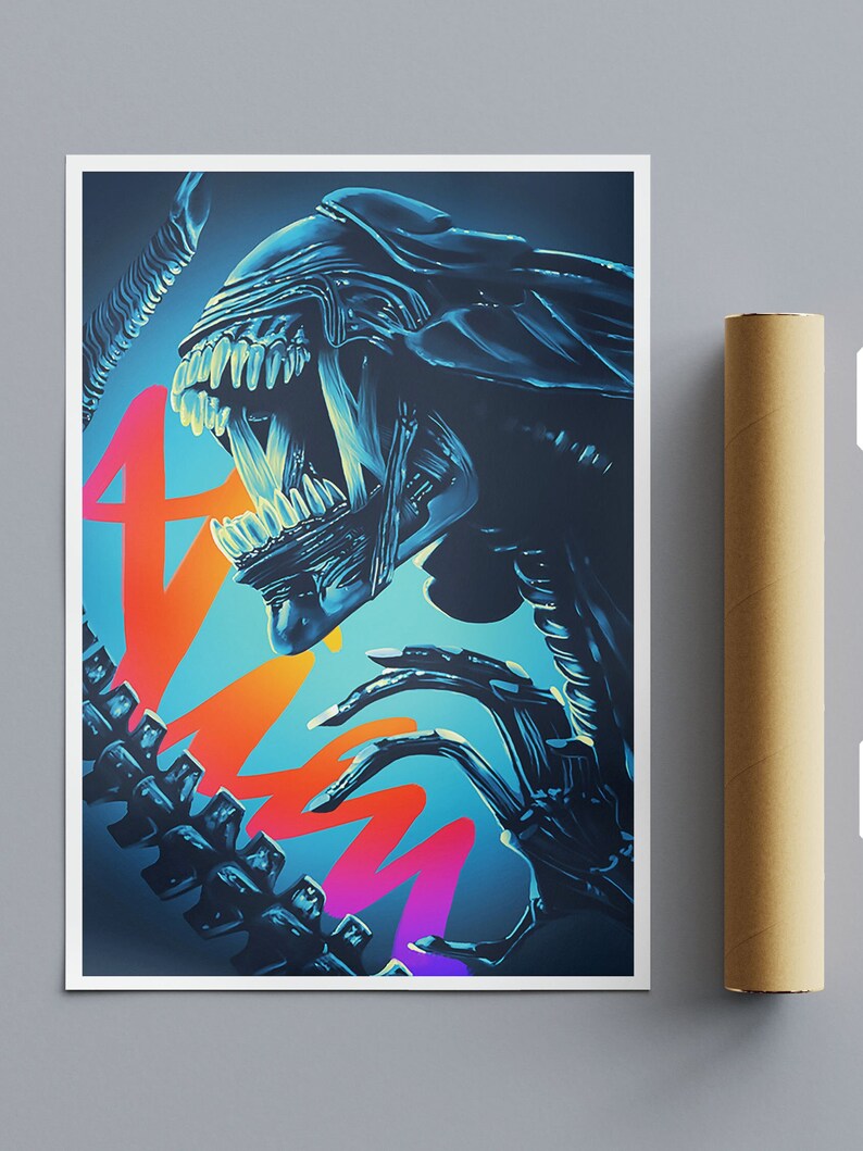 Alien Alternative Movie Poster - Etsy