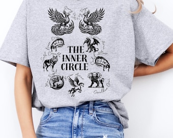 Zodiac Academy Inner Circle Tee - Booktok Bokälskare Gåva