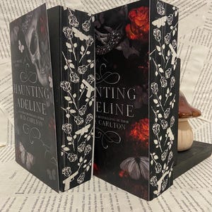 Haunting Adeline Series: Custom Stenciled Sprayed Edge Book
