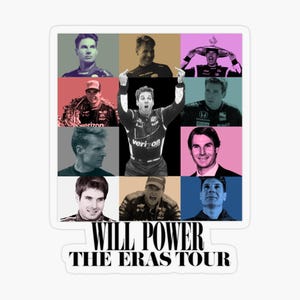 Will Power Double Bird Eras Tour 2024 Sticker !