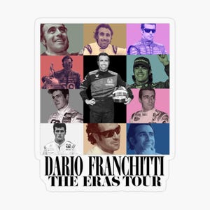 Dario Franchitti Eras Tour 2025 Sticker !