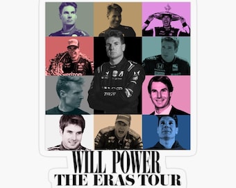 Will Power Eras Tour 2026 Sticker !