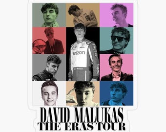 David Malukas Eras Tour 2026 Sticker !