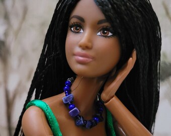 Barbie Jewelry tiny things blue necklace
