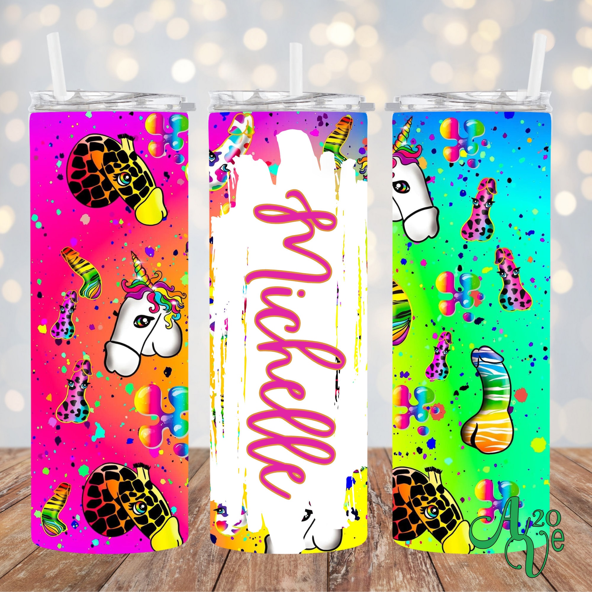 Lisa Frank Penis Tumbler