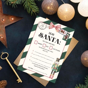 Carta infantil a Papá Noel, Tradicional Papá Noel, Santa Mail, Lista de Papá Noel, para Navidad quisiera, caja de nochebuena