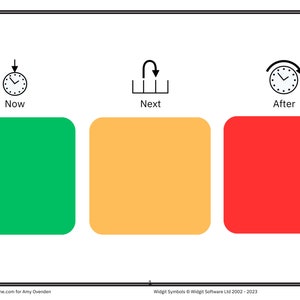 Daily Routine Now and Next Board, Non Verbal Visual Aid Flashcards, Now ...