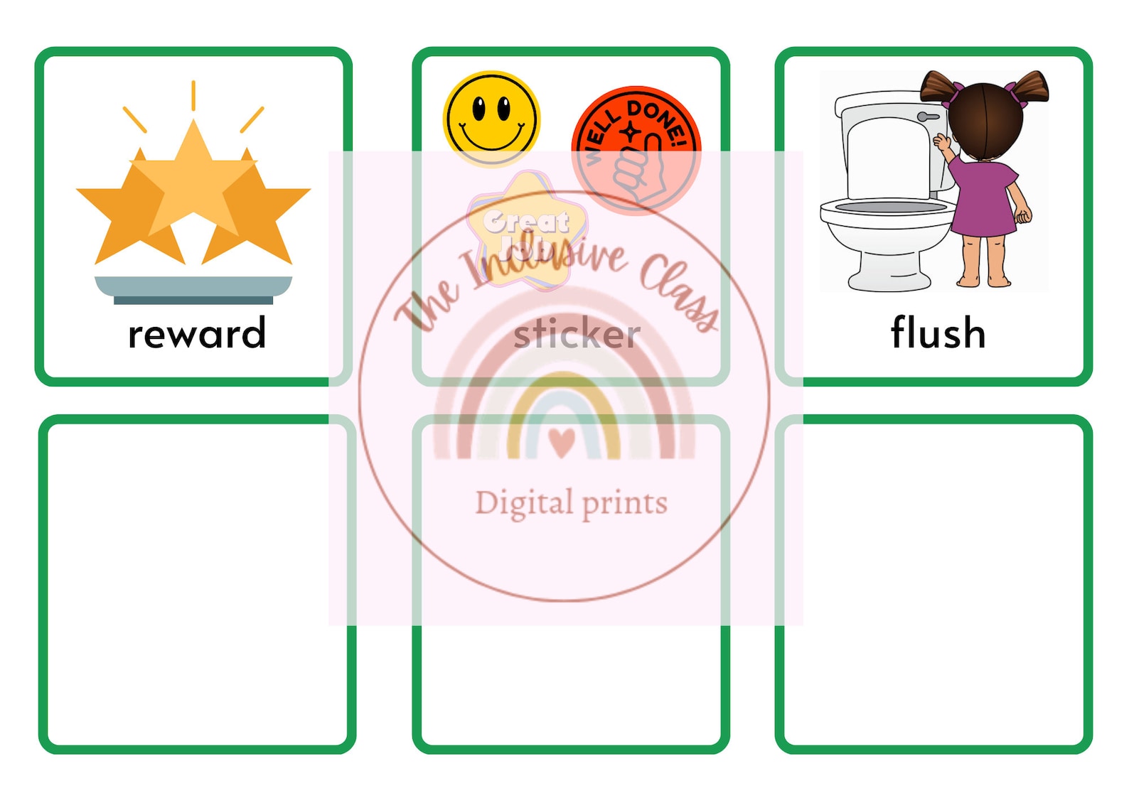 Potty Training Visual Flashcards, Toddler Toilet Training Aids, Visual