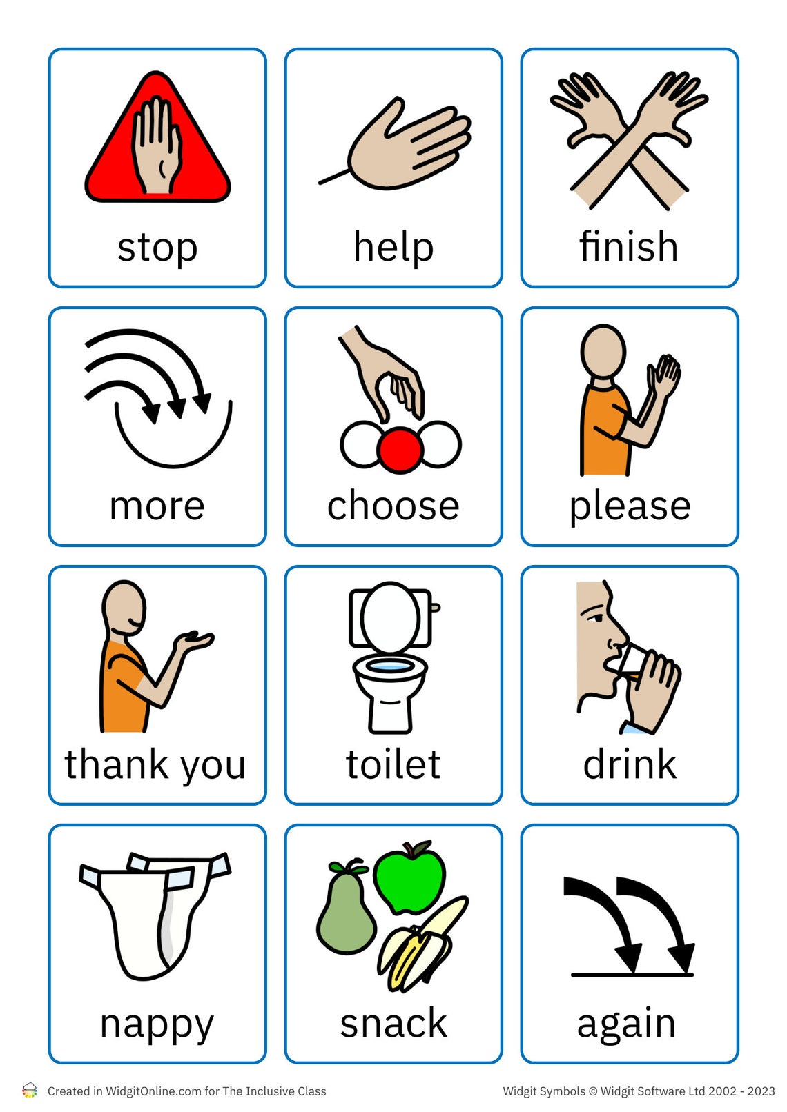 Pecs Communication Lanyard Symbols, Emotions Visuals, Basic Classroom ...