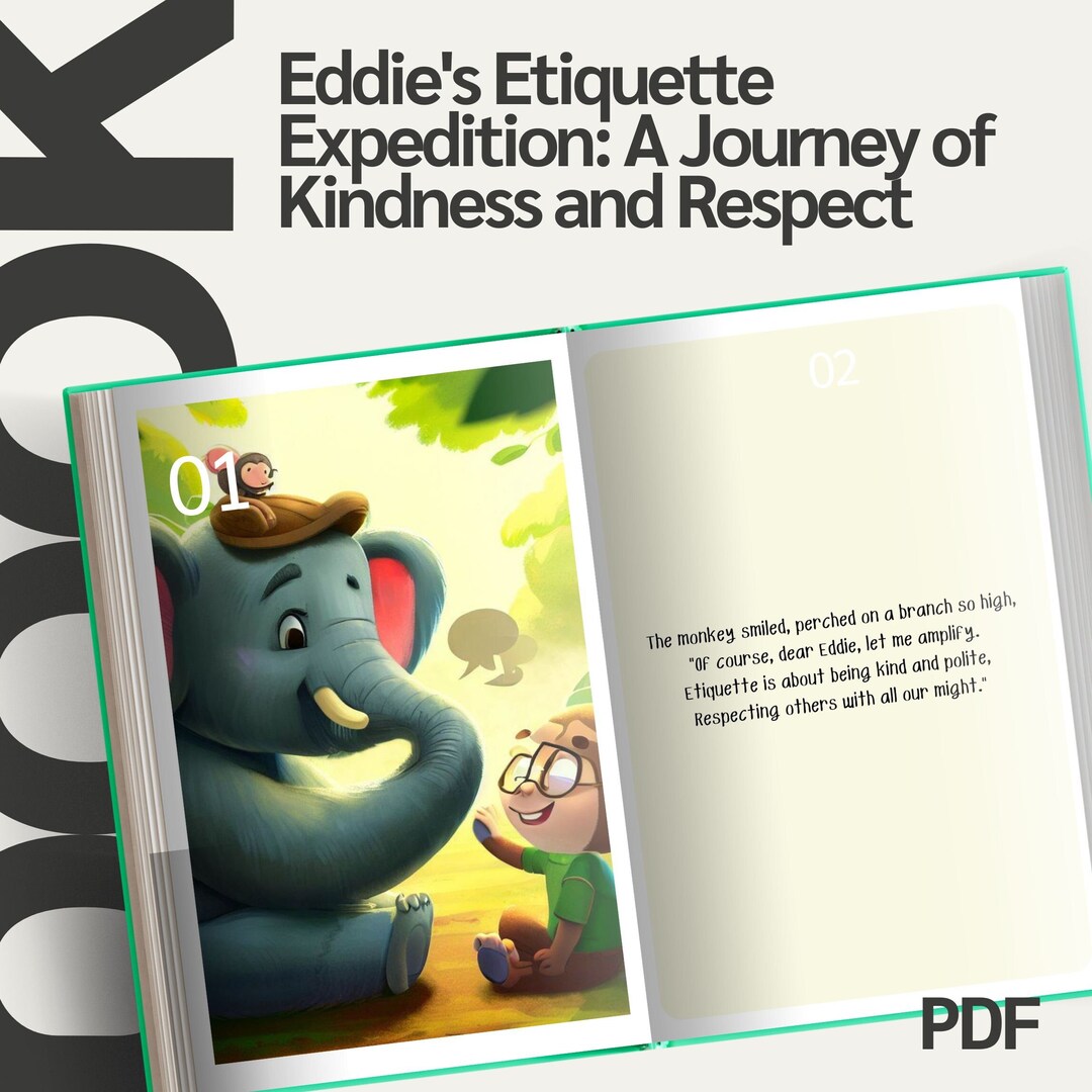Children's Ebook &amp; Printable Story Kids PDF Reading - Etsy